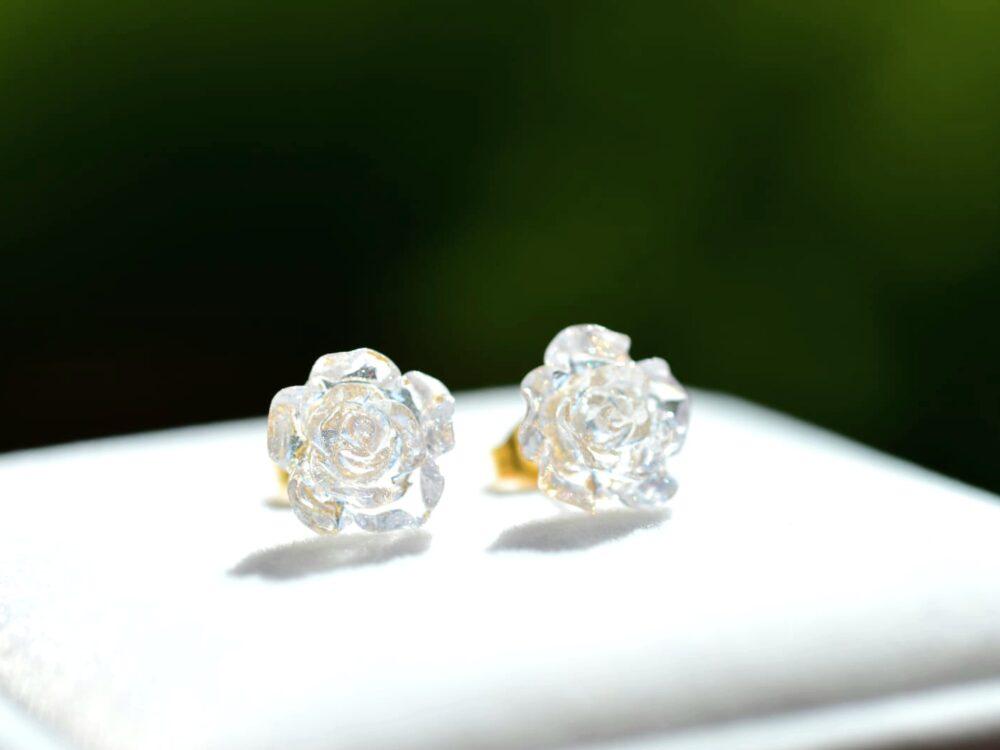 Boucles Rose Transparence