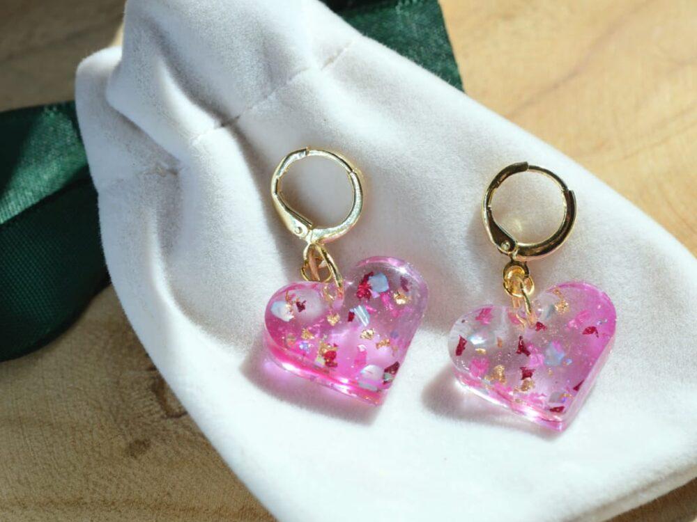 Boucles Coeurs précieux